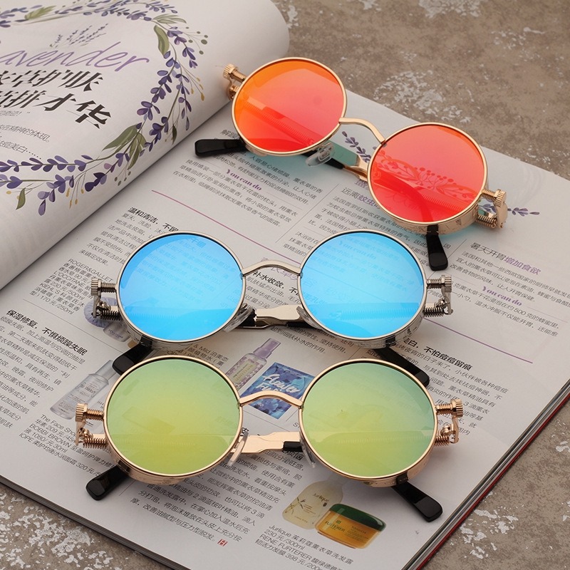 Metal Steampunk Sunglasses Men - Vintage Fashion Enthusiasts recension och pris