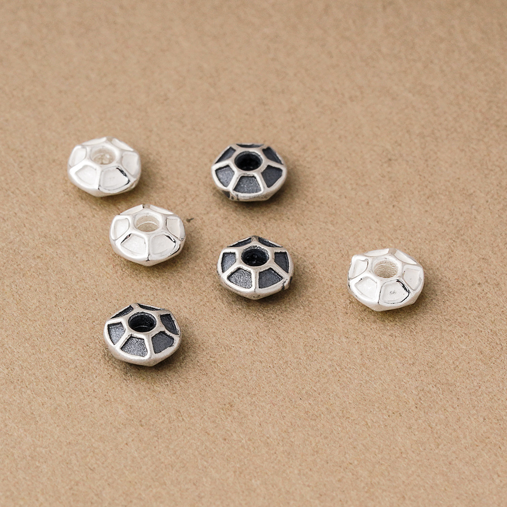 925 Silver Beads Hexagon Groov - Vintage Fashion La recension och pris