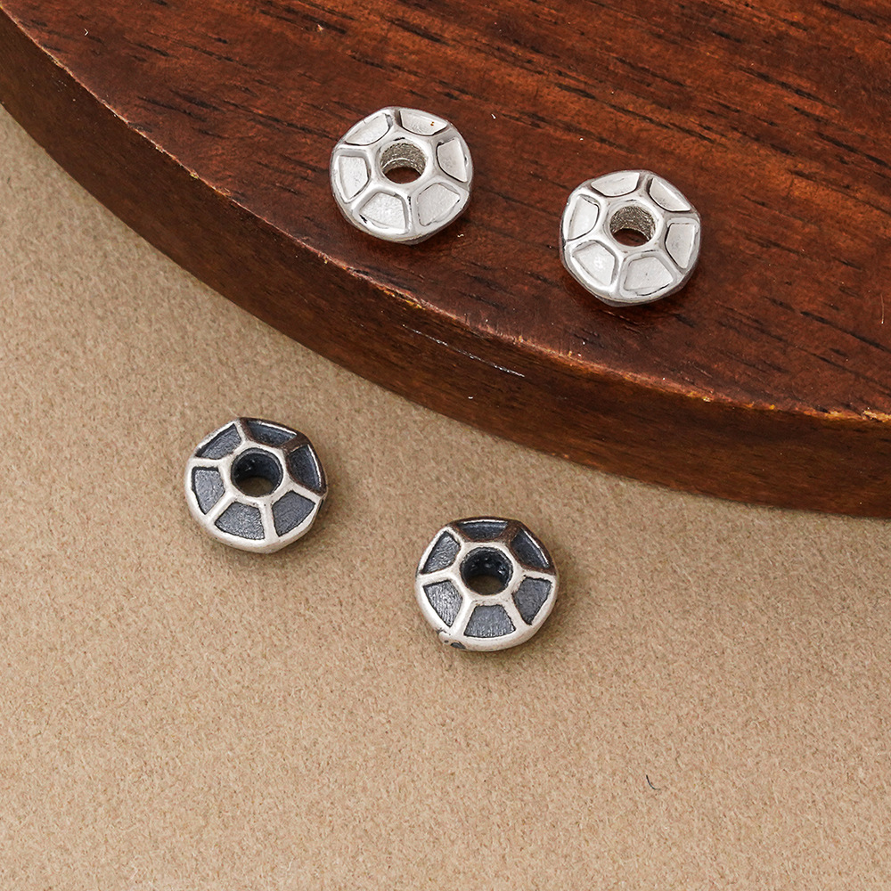 925 Silver Beads Hexagon Groov - Vintage Fashion La recension och pris