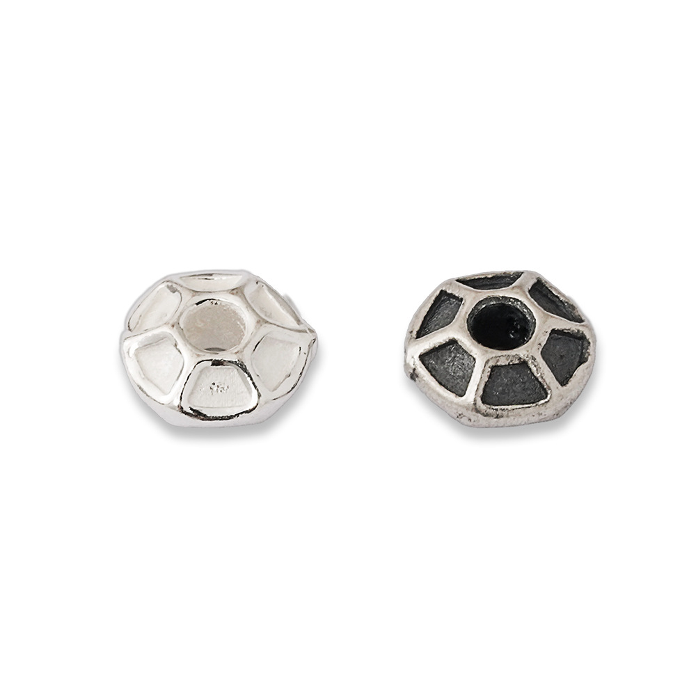 925 Silver Beads Hexagon Groov - Vintage Fashion La recension och pris