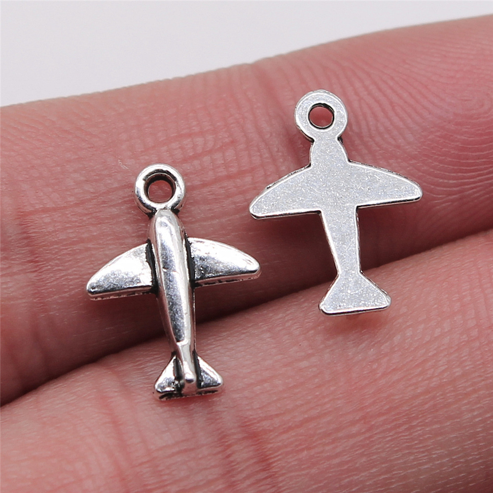10pcs 11x15mm Antique Silver C - Vintage Fashion Stores recension och pris