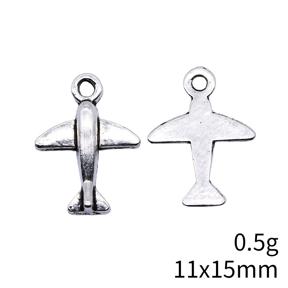 10pcs 11x15mm Antique Silver C - Vintage Fashion Stores recension och pris