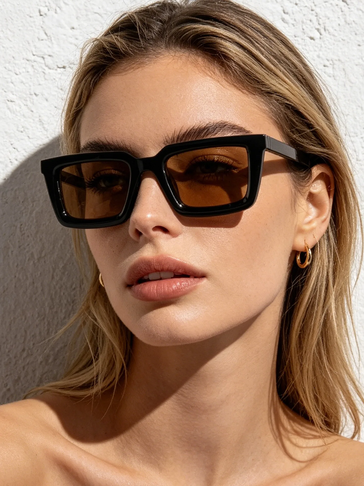 Vintage Rectangle Sunglasses W - Vintage Fashion Enthusiasts recension och pris