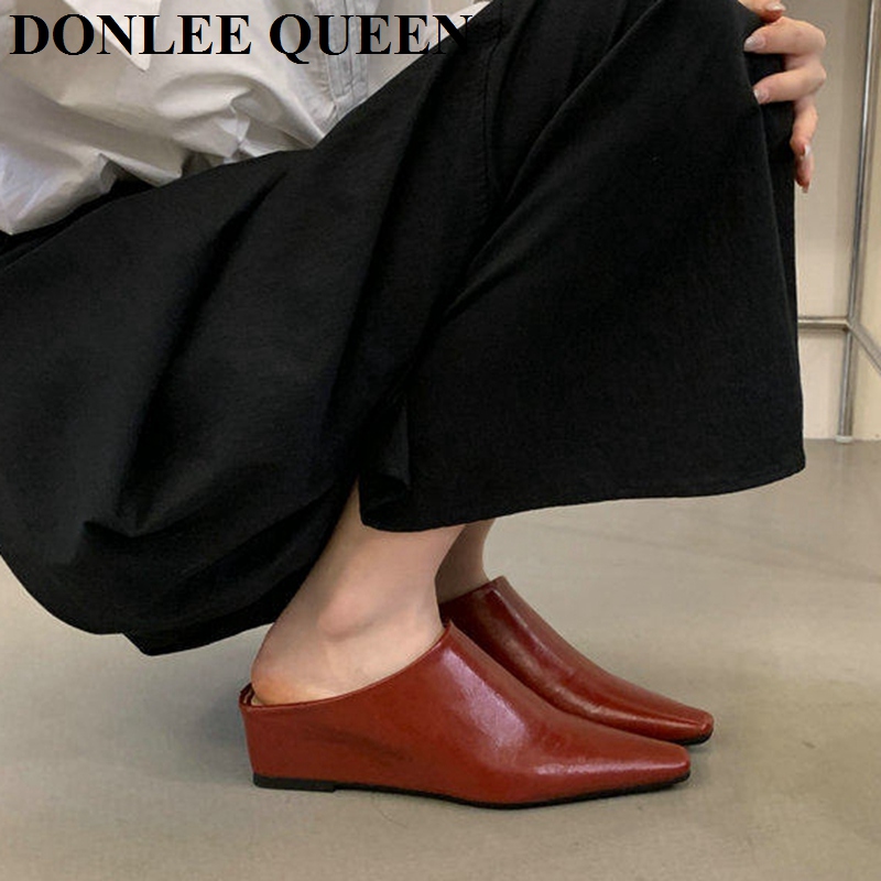 Women Fashion Close Toe Mule S - Vintage Fashion Online recension och pris