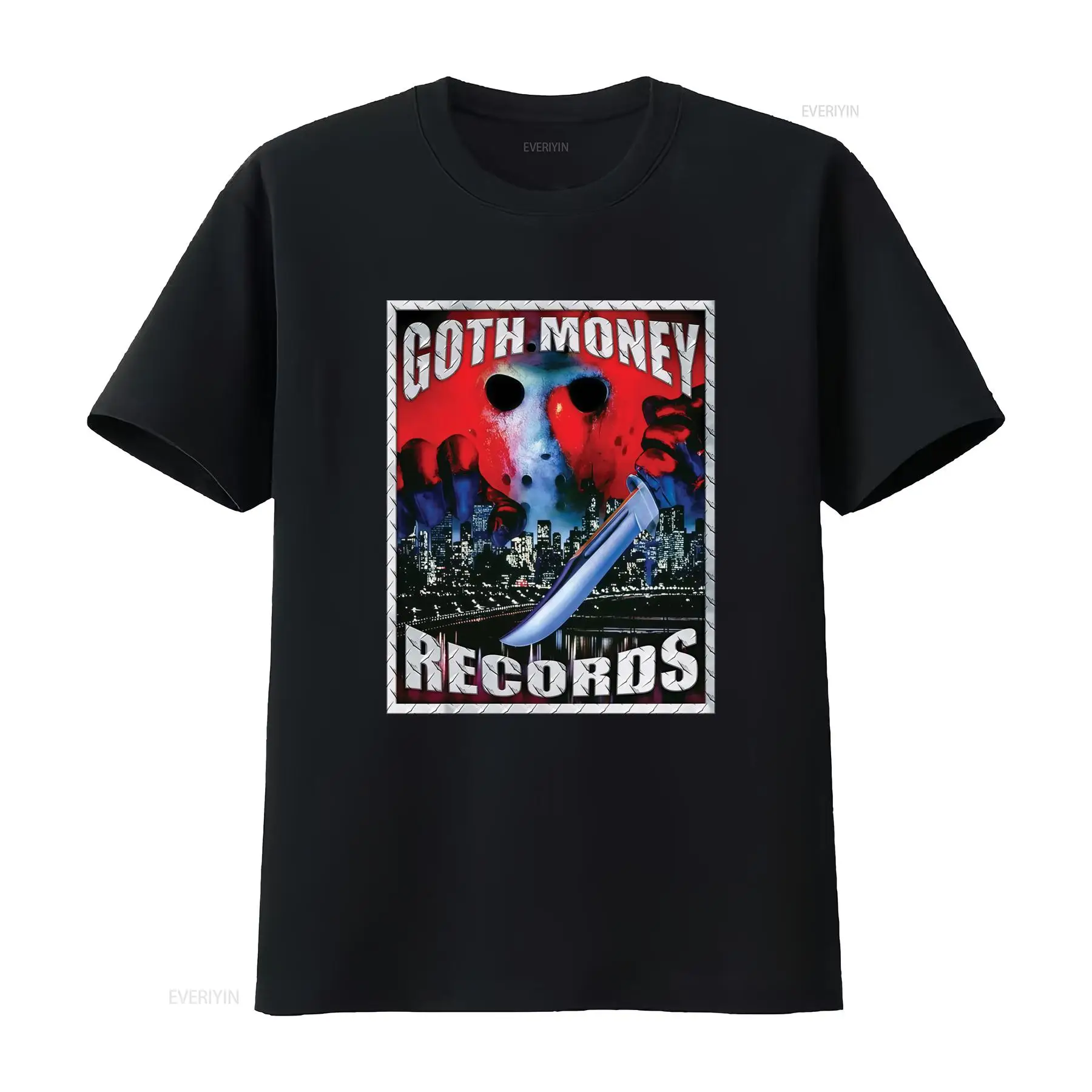 Goth Money Records Jason Logo  - Vintage Fashion Jersey recension och pris