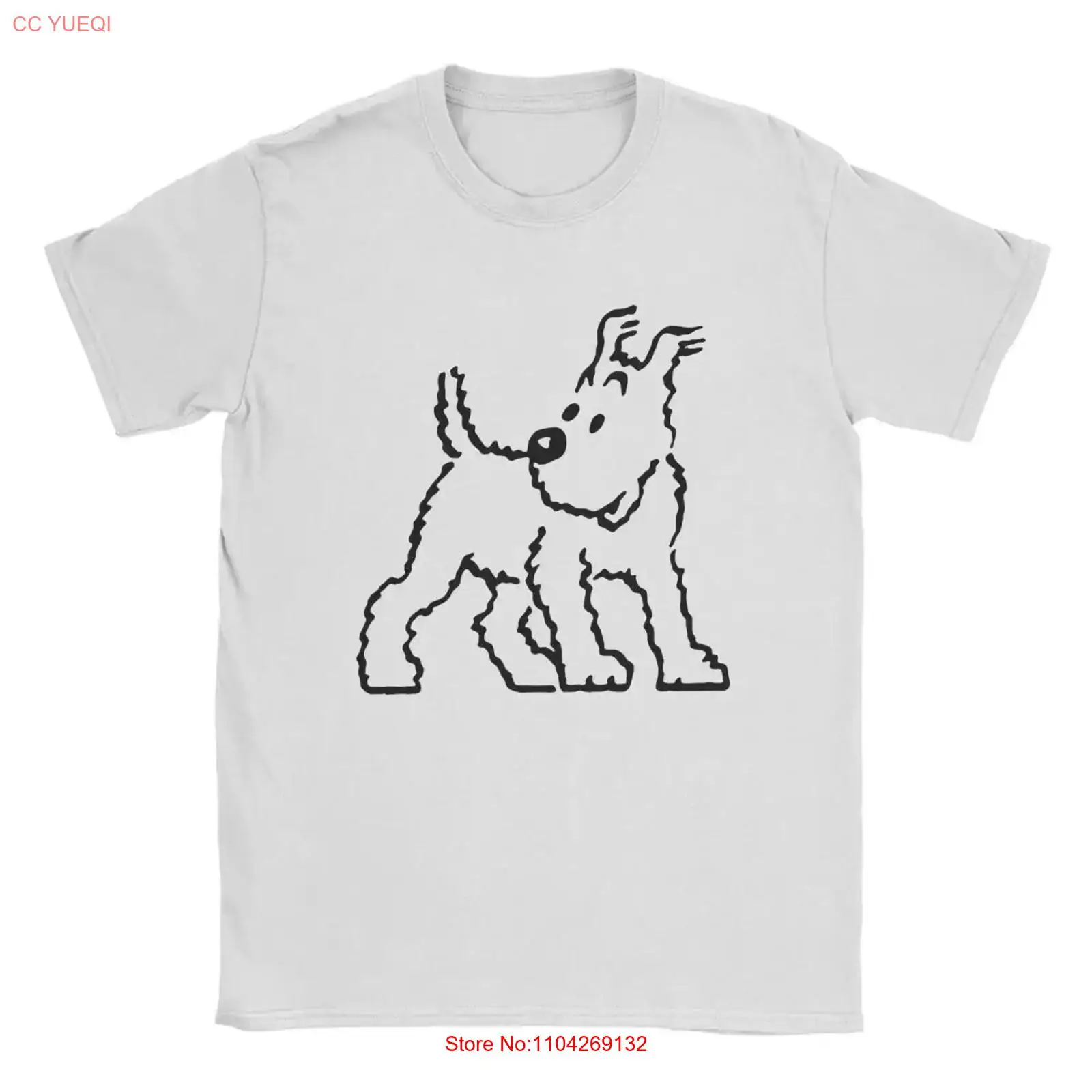 Snowy Dog Captain Haddock T Sh - Vintage Fashion Jersey recension och pris
