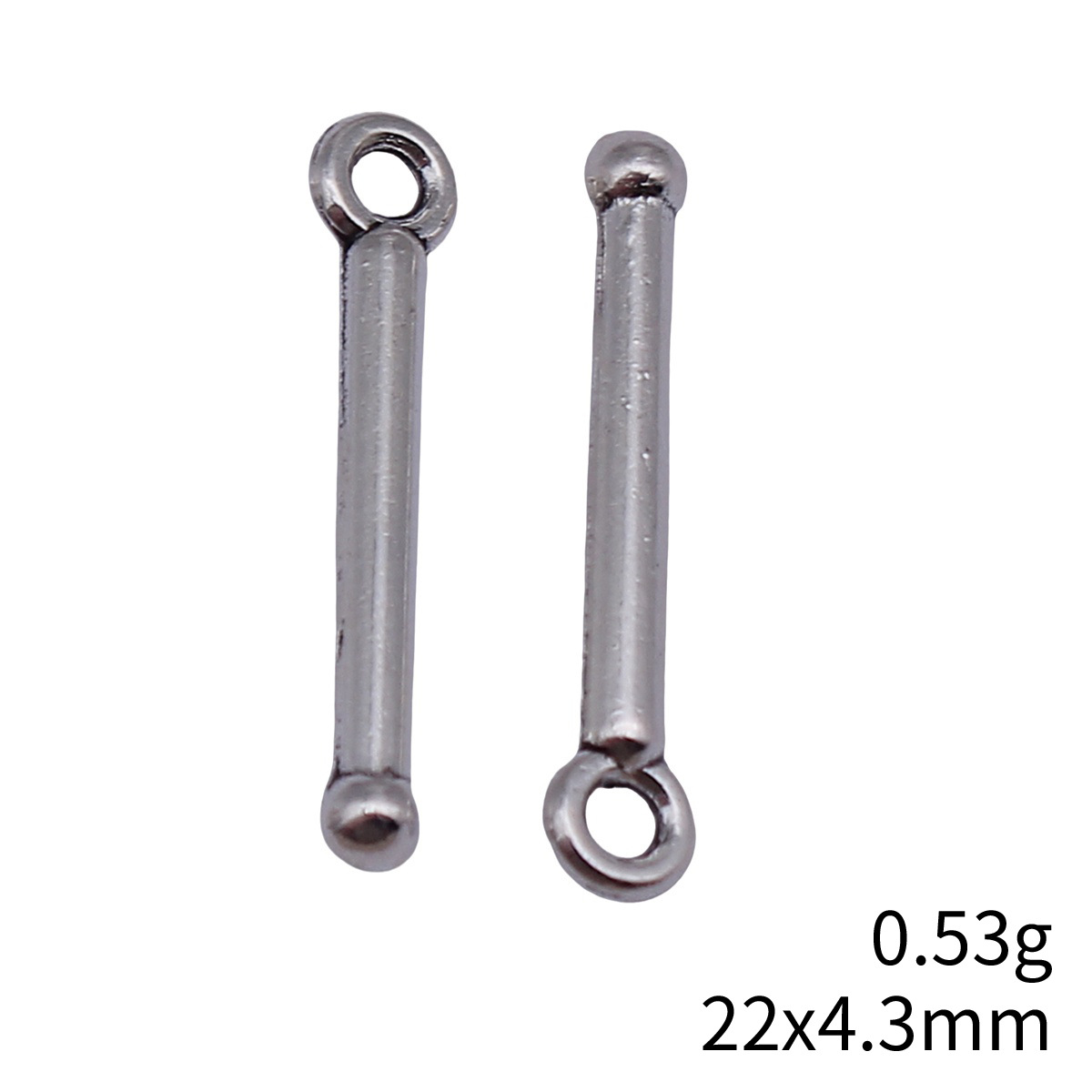 80pcs 22x4.3mm(0.87x0.17inch)  - Vintage Fashion Stores recension och pris
