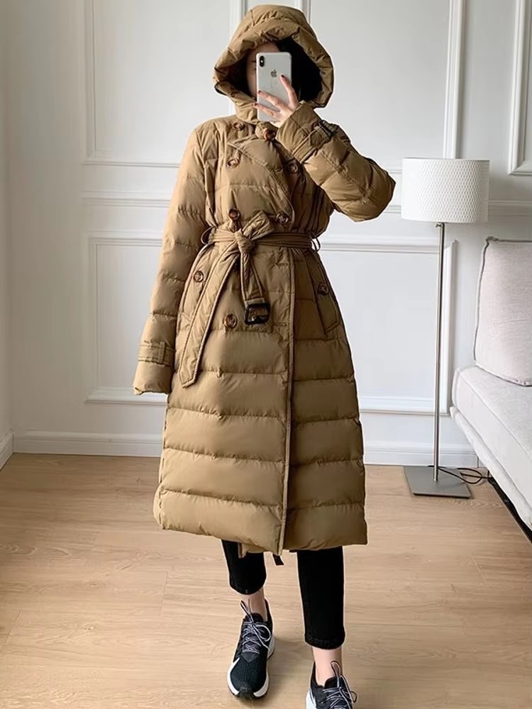 Women Winter Windbreaker Long  - Vintage Windbreaker Nylon recension och pris