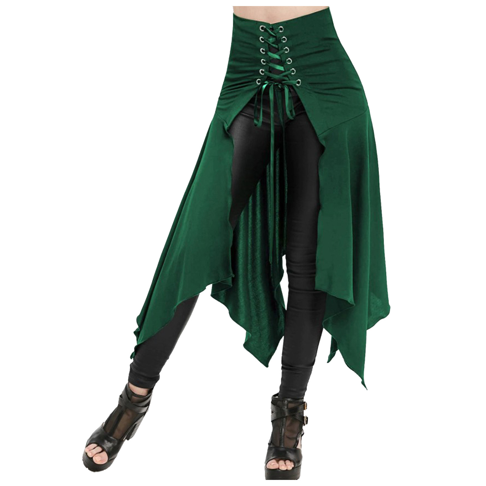 Gothic Skirt Black Medieval Vi - Vintage Fashion Dresses recension och pris