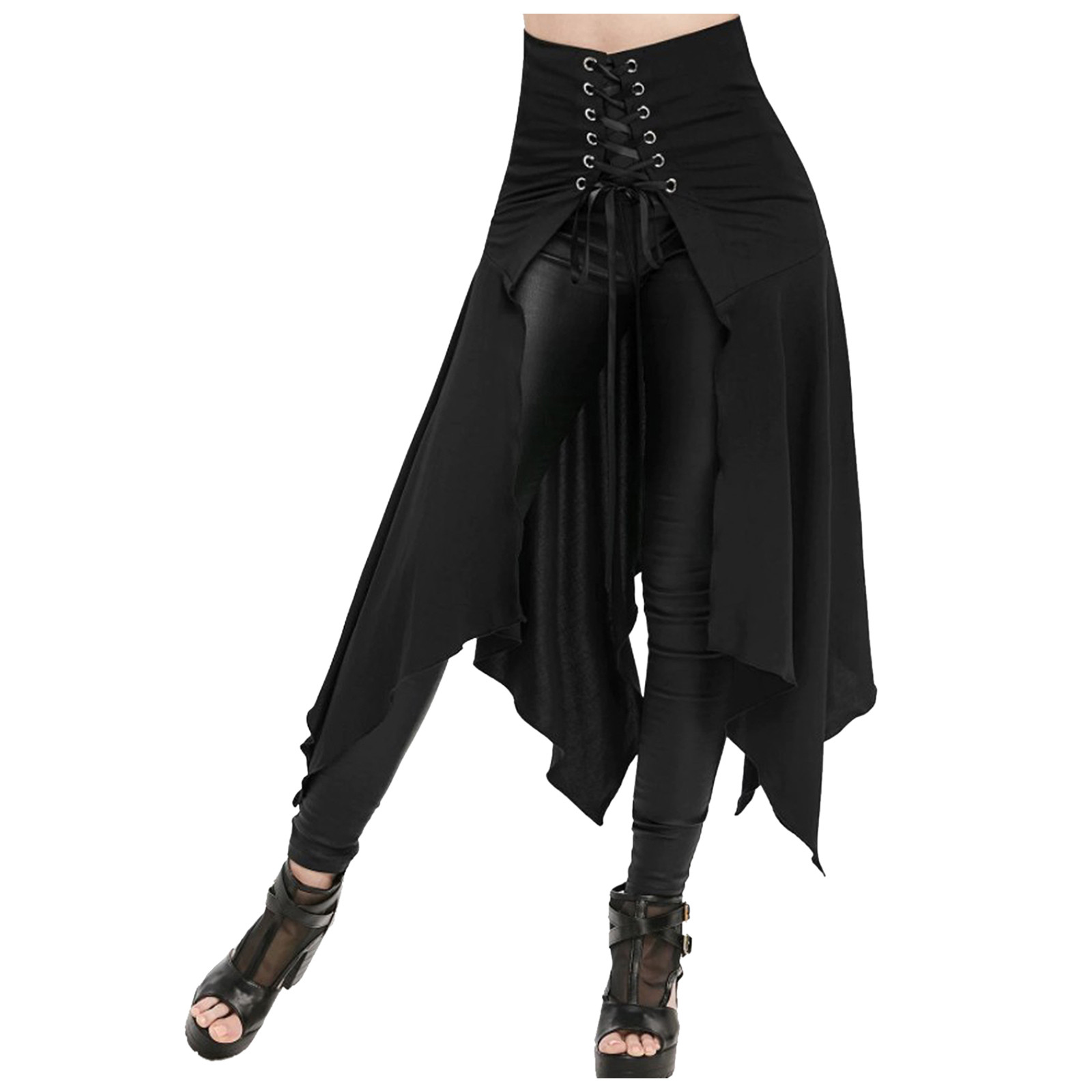 Gothic Skirt Black Medieval Vi - Vintage Fashion Dresses recension och pris